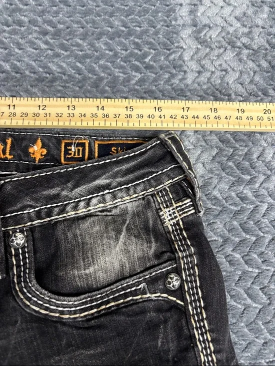 Rock Revival Black Faded Slim Stretch Women’s Jeans - Picture 5 of 9